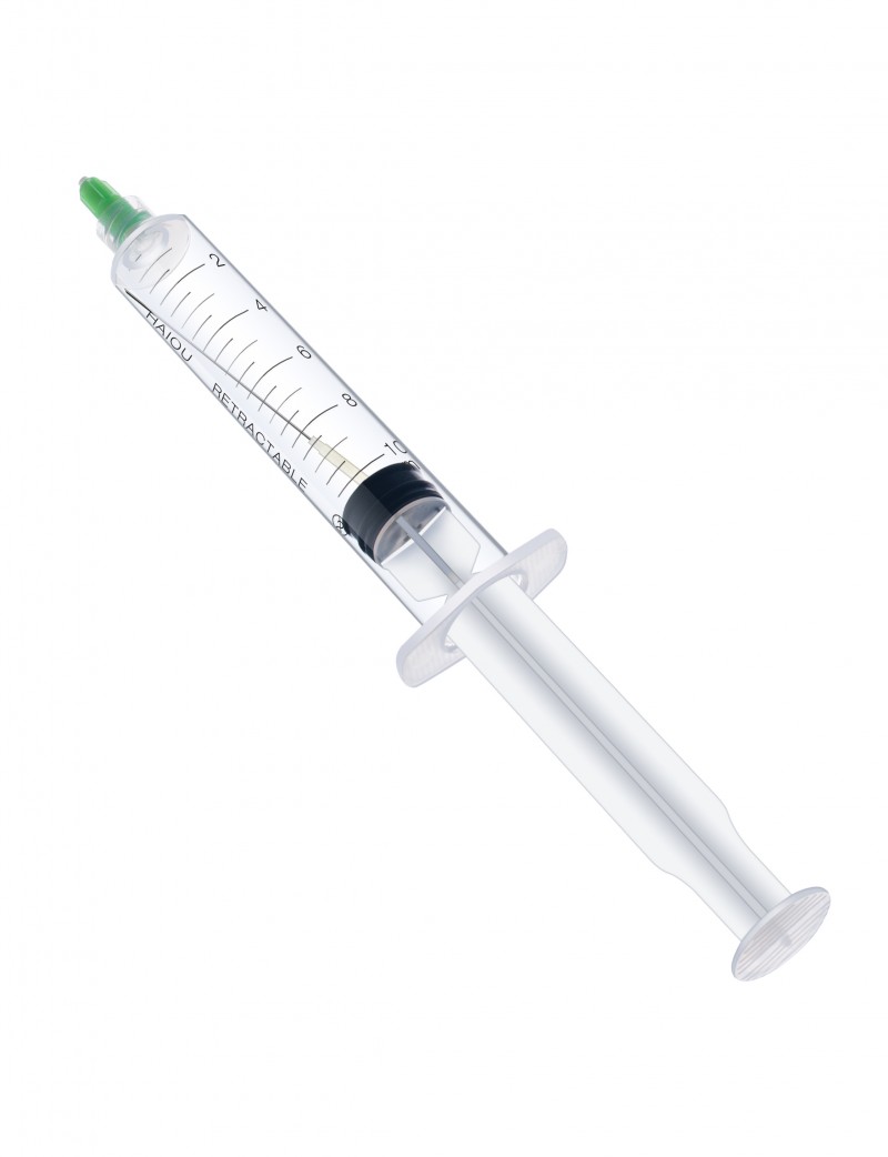 一次性使用回拉式自毀注射器
