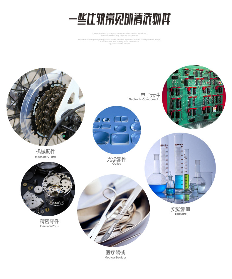常見清洗物件