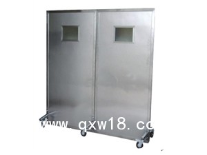 X射線防護(hù)鉛屏風(fēng)制造，移動(dòng)輪帶剎車裝置