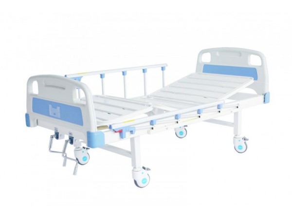 ZJ-E13A二功能護(hù)理床 (四角剎車、五檔護(hù)欄、條式床面）
