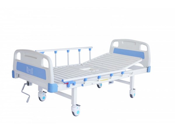 眾佳E19A ABS床頭便孔護(hù)理床 (四角剎車、五檔護(hù)欄、）
