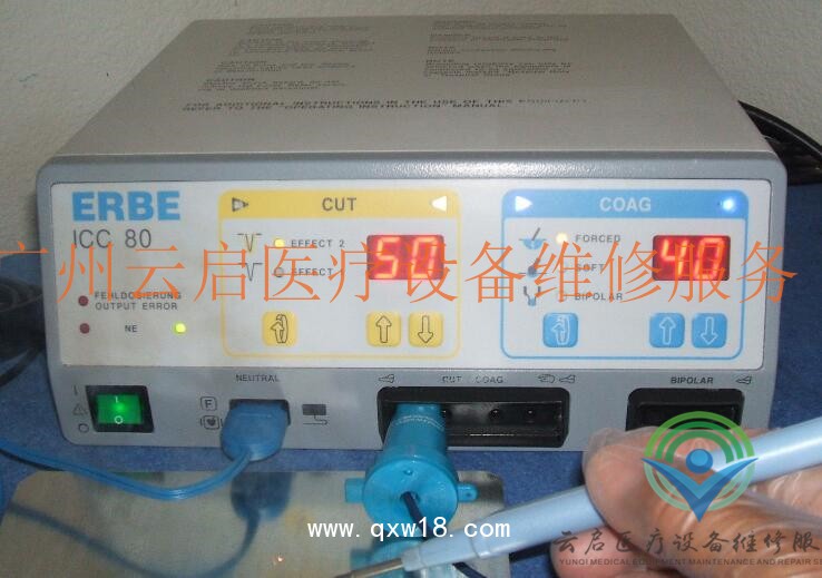 醫(yī)療器械維修愛博高頻電刀ERBE ICC 50無法開機(jī)