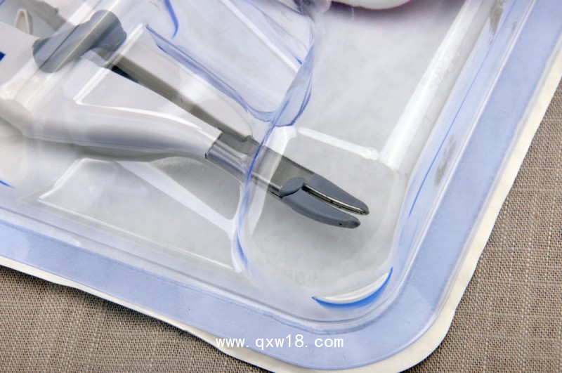 柯惠腹腔鏡開口鉗、彎形小鉗口開放手術(shù)閉合分割器LF1212