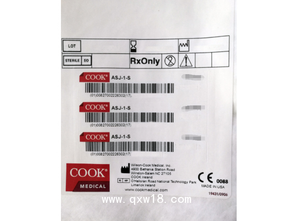 美國(guó)庫克 COOK息肉勒除器ASJ-1-S