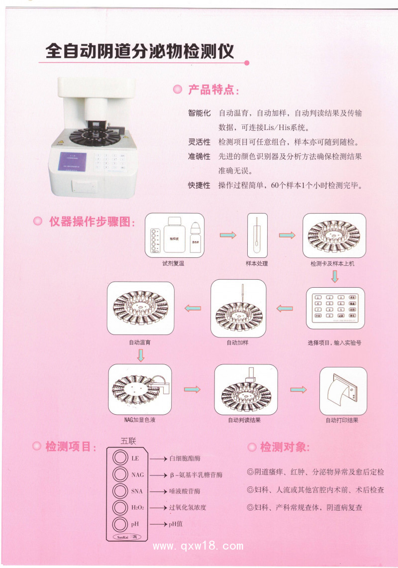 三凱全自動(dòng)陰道分泌物檢測(cè)儀 白帶分析儀