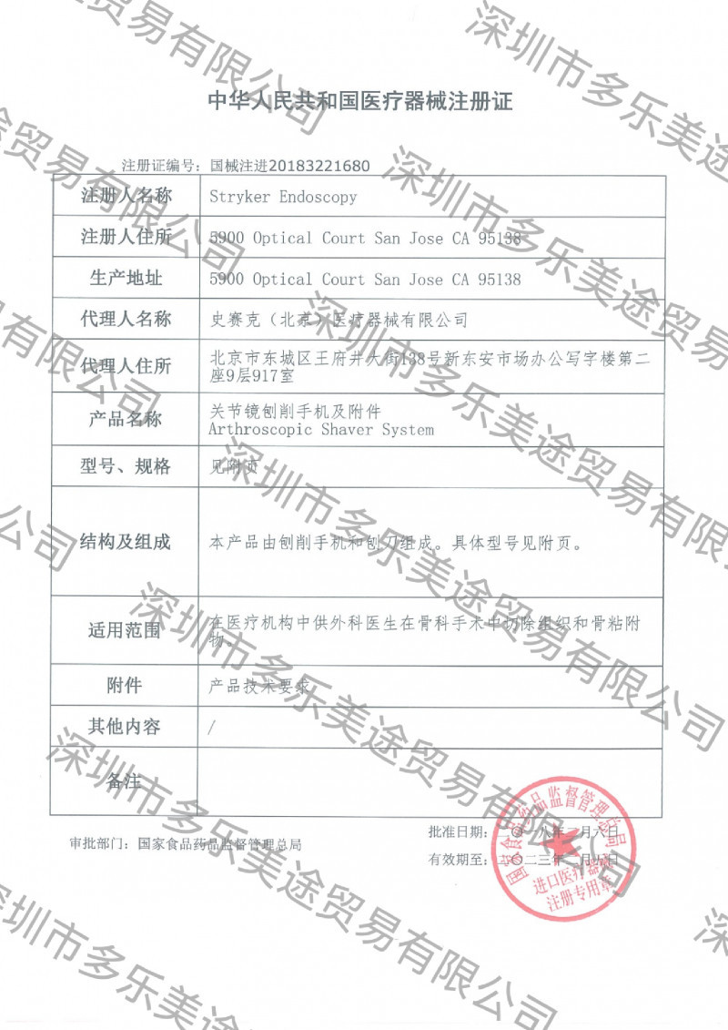 美國史塞克 刨削刀頭 375-562-000
