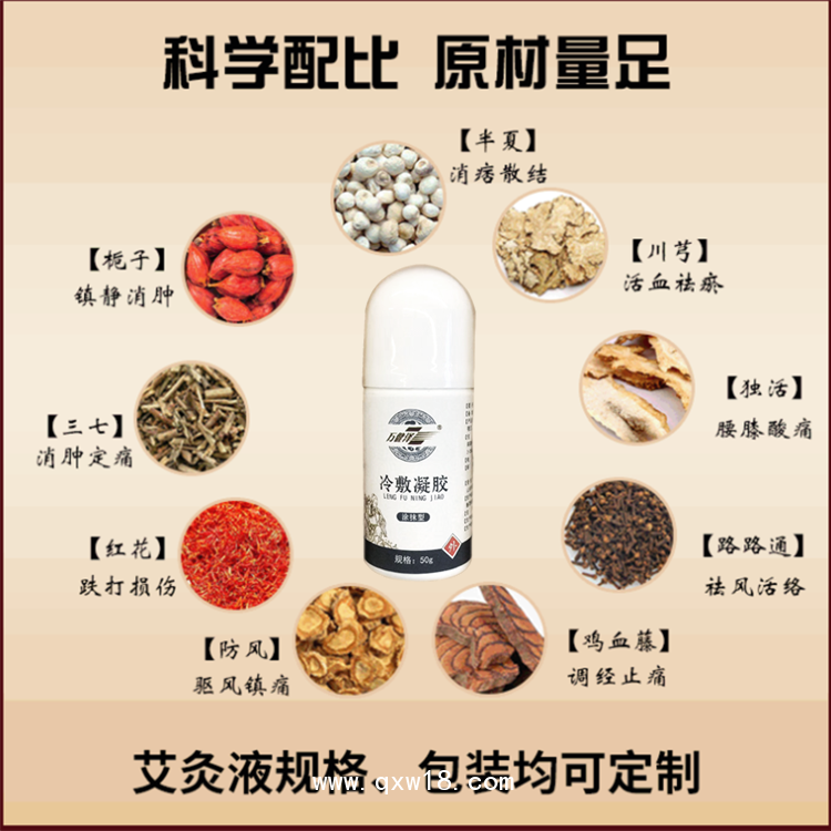 萬(wàn)健澤冷敷凝膠，冷敷凝膠代加工廠家