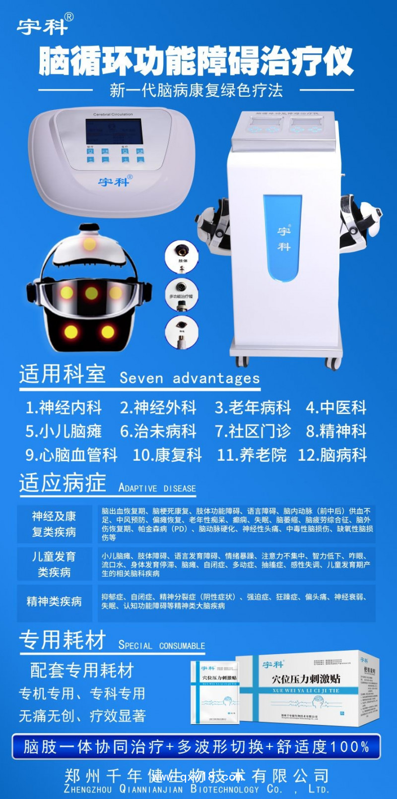 宇科醫(yī)療專業(yè)生產(chǎn)廠家腦反射電療儀腦循環(huán)經(jīng)顱磁治療儀全網(wǎng)低價