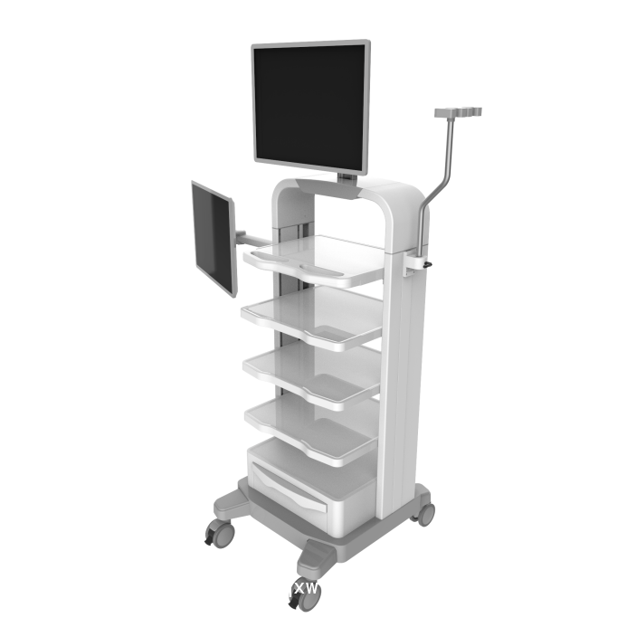 TR900醫(yī)用內(nèi)窺鏡推車耳鼻喉鏡臺(tái)車移動(dòng)工具車設(shè)備推車