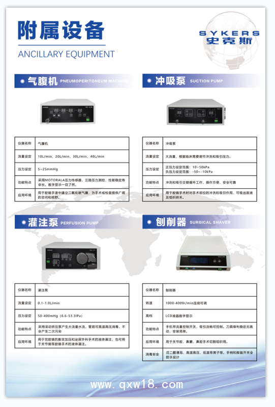 灌注泵、氣腹機(jī)、沖吸泵、動(dòng)力系統(tǒng)
