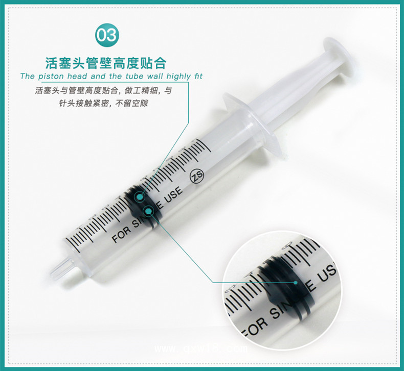 一次性使用無菌注射器，1ML、2ML、3ML、5ML等