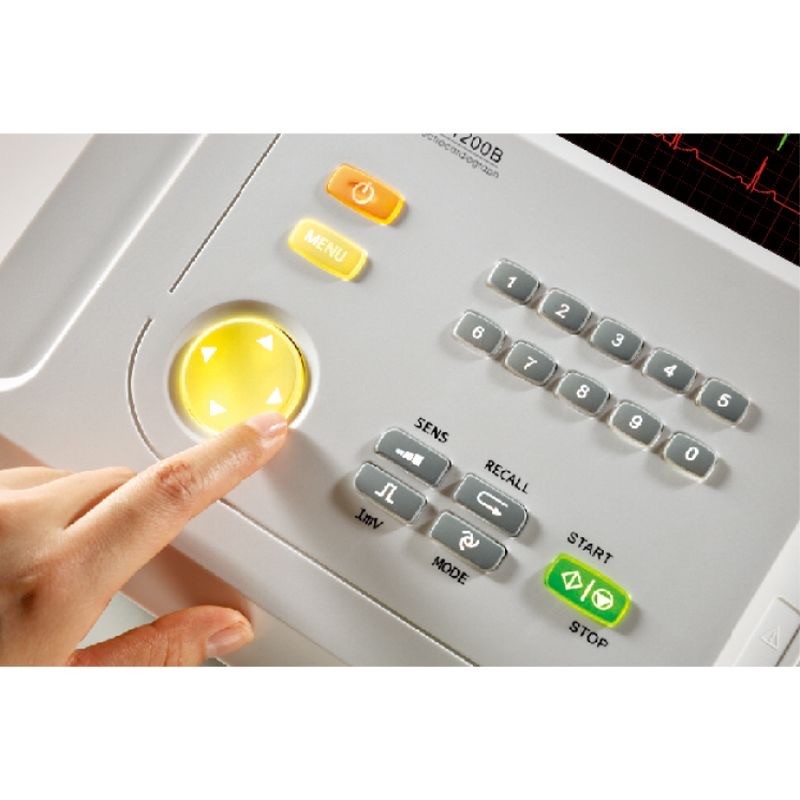 科曼CM1200B數(shù)字式十二道心電圖機(jī)十二導(dǎo)聯(lián)心電圖監(jiān)測儀