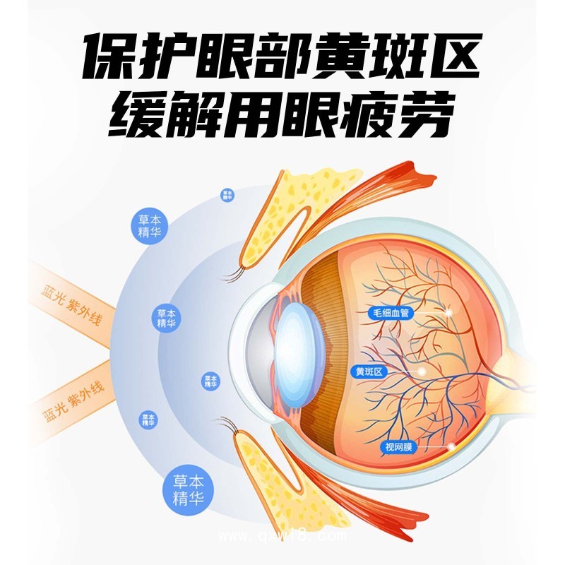 藍莓葉黃素眼貼 緩解眼干眼澀眼疲勞冷敷護水凝膠眼 貼代加工貼牌