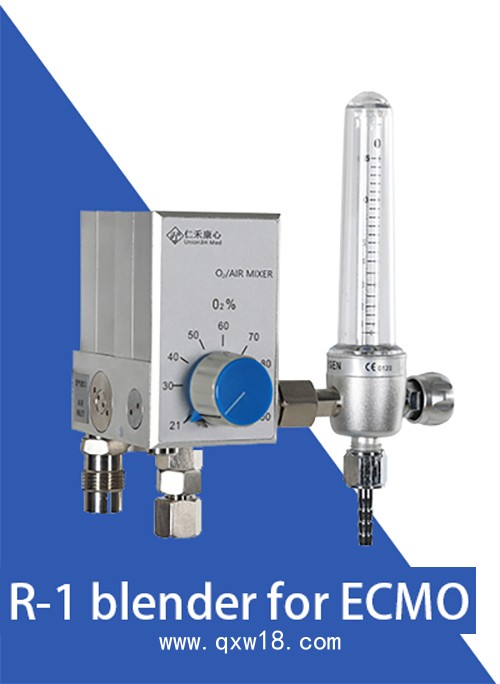 ECMO氧濃度可調(diào)氣體混合器，機(jī)械結(jié)構(gòu)氧氣混合器