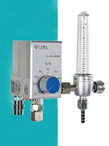 ECMO氧濃度可調(diào)氣體混合器，機(jī)械結(jié)構(gòu)氧氣混合器