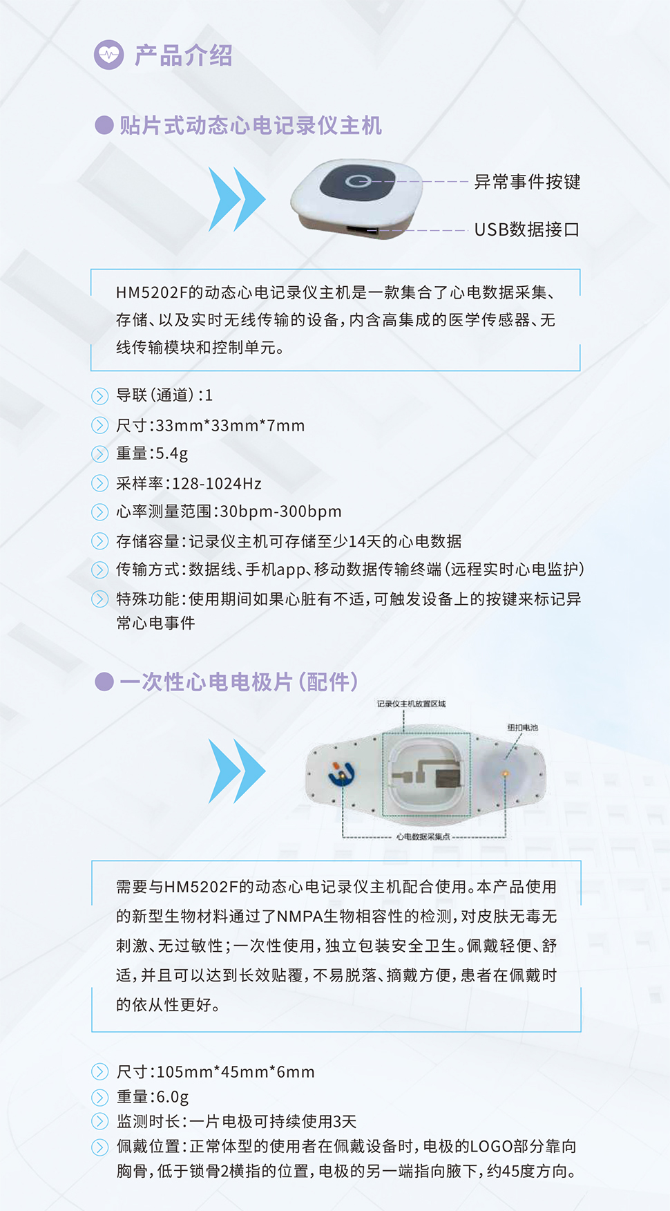 HM5202F長時(shí)貼片式動(dòng)態(tài)心電記錄儀2.jpg