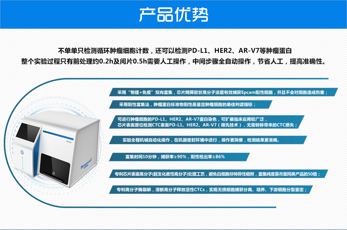 匯先醫(yī)藥自動(dòng)化循環(huán)腫瘤細(xì)胞檢測(cè)儀 CytoBot 2000
